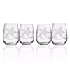 Rolf Glass Starfish 17 Oz. Clear Stemless Wine Tumbler (Set Of 4)