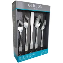 Gibson Home Everington 20-Piece Stainless Steel Flatware Set (Service For 4)