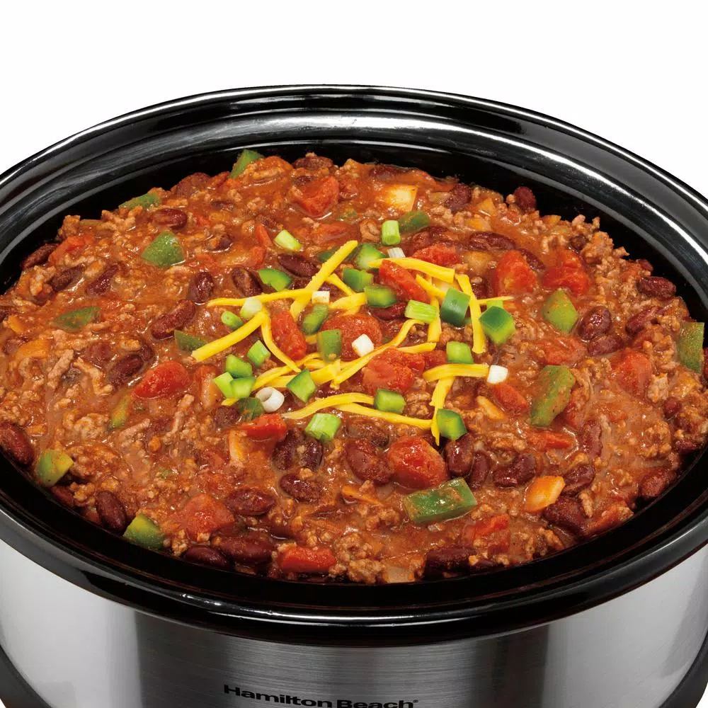 Hamilton Beach 6 Qt. Programmable Silver Slow Cooker With Temperature Settings - Image 5