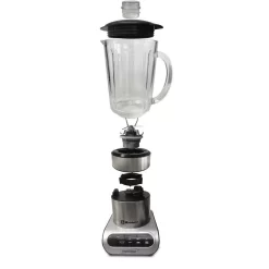 Koblenz Kitchen Magic Collection 59 Oz. 3-Speed Silver Professional Blender