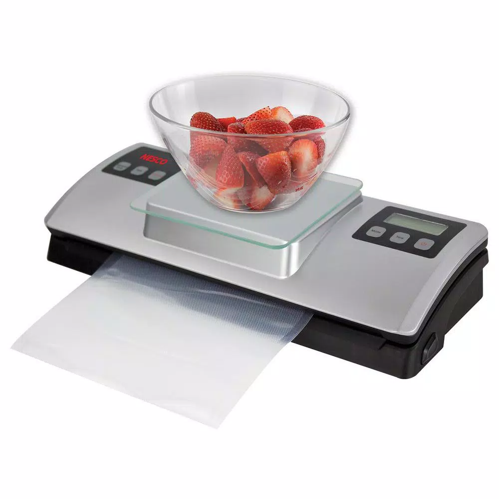 Nesco Silver Food Vacuum Sealer With Bag Cutter - Image 3