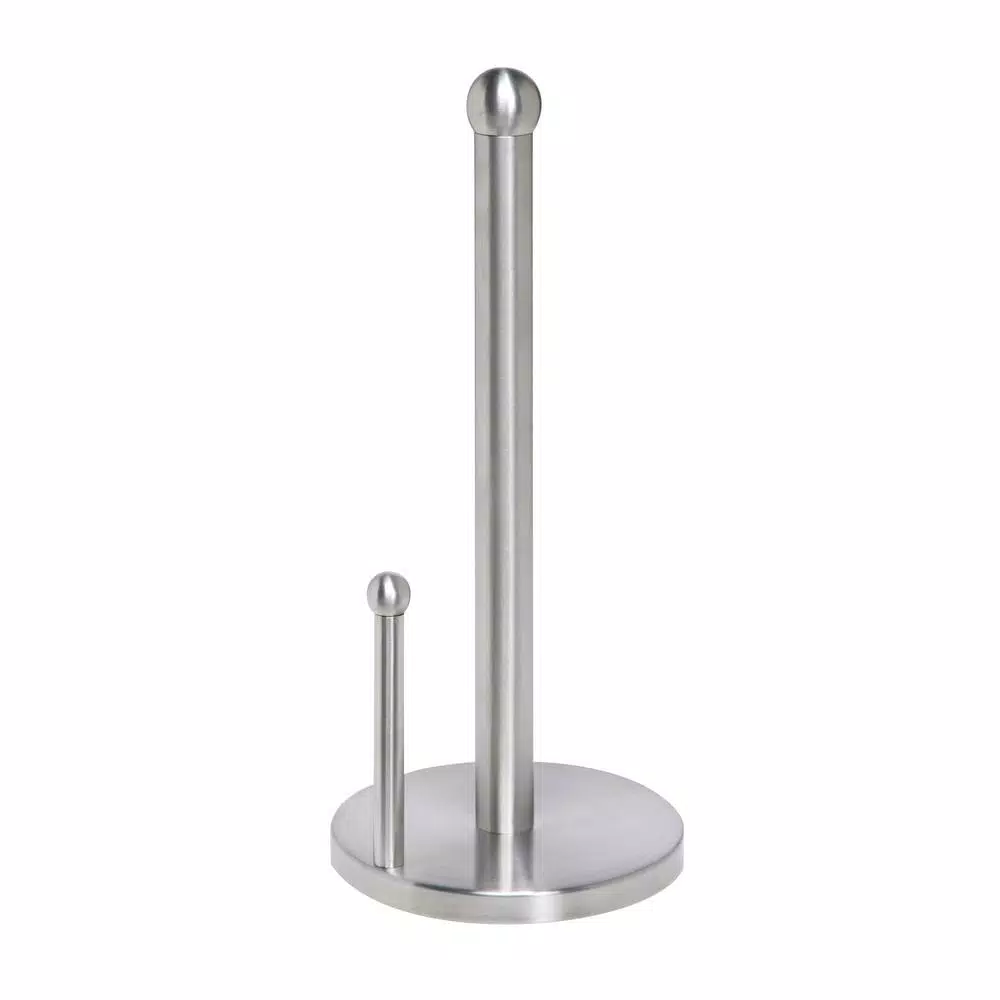 Honey-Can-Do Satin Finish Stainless Steel Paper Towel Holder - Image 2