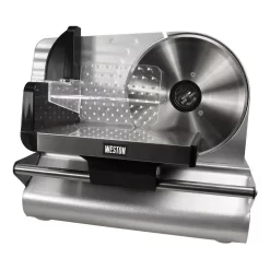 Weston 200 W 7.5 In. Silver Electric Meat Slicer