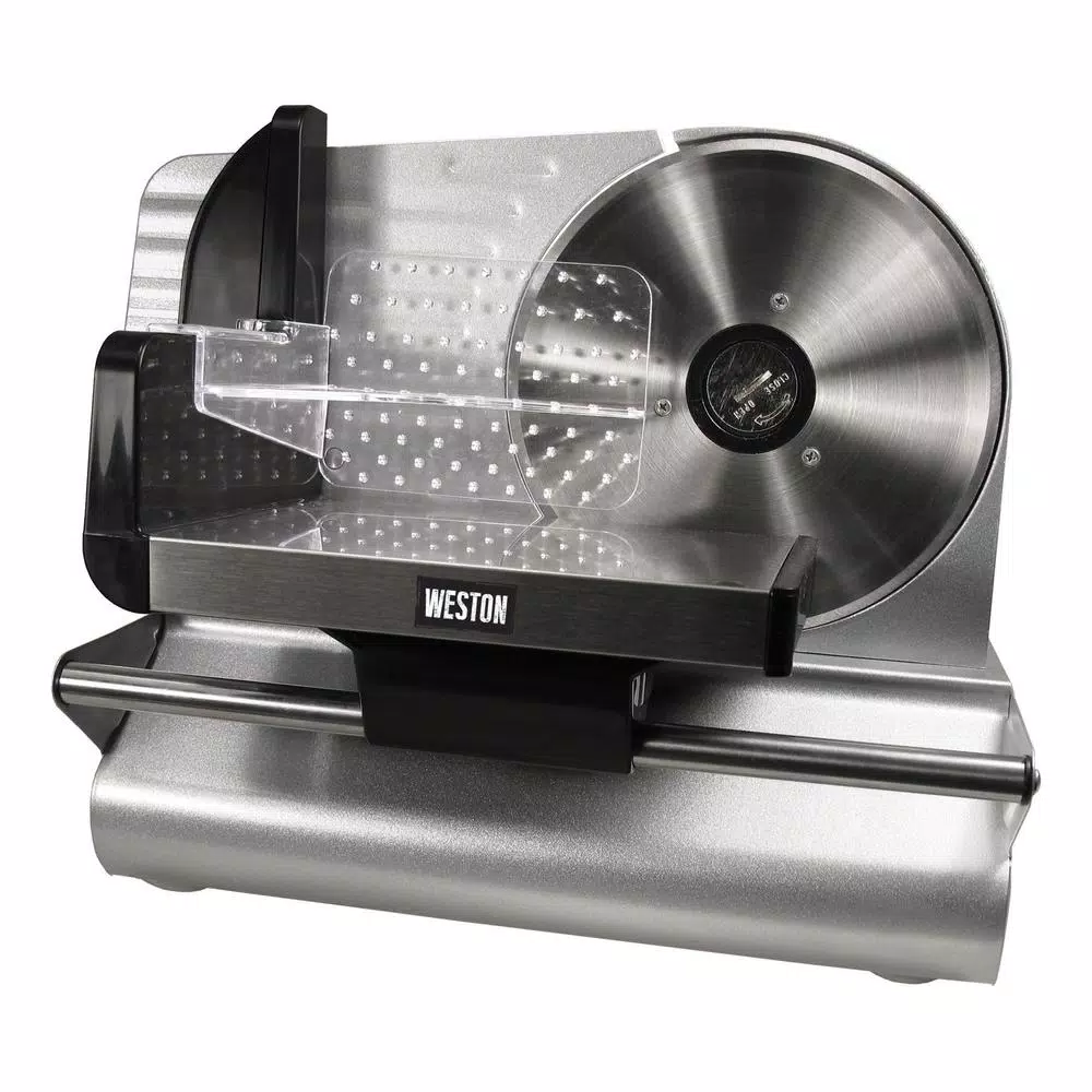 Weston 200 W 7.5 In. Silver Electric Meat Slicer