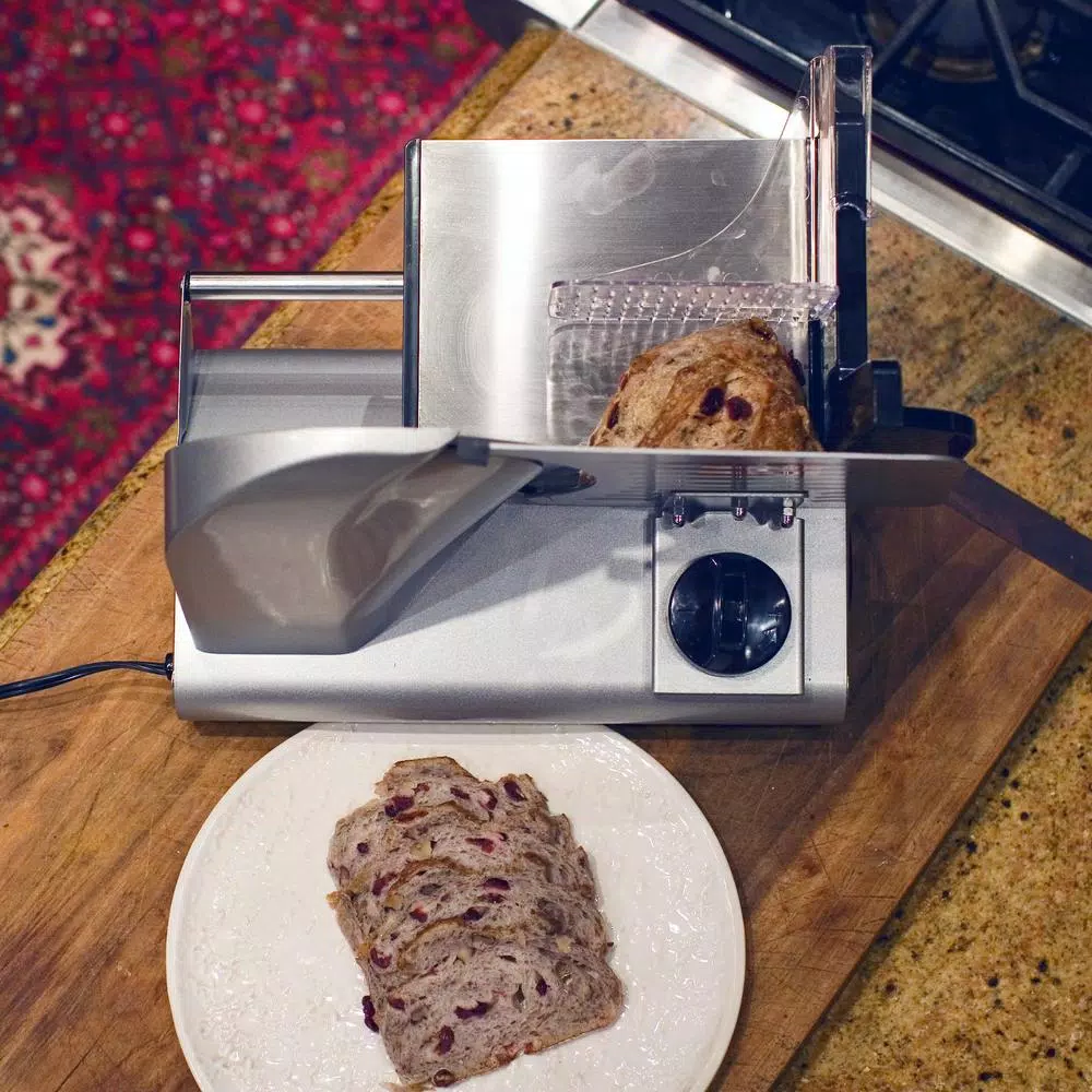 Weston 200 W 7.5 In. Silver Electric Meat Slicer - Image 2