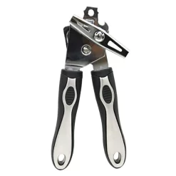 Home Basics Can Opener With Rubber Grip