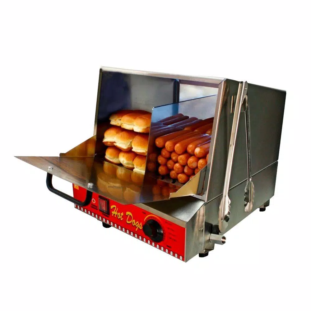 Paragon Classic 8 L Stainless Steel Hot Dog Steamer With Temperature Control - Image 2