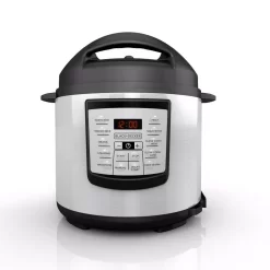BLACK+DECKER 6 Qt. Stainless Steel Electric Pressure Cooker With Non-Stick Metal Insert