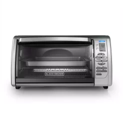 BLACK+DECKER 1500 W 6-Slice Stainless Steel Toaster Oven With Broiler
