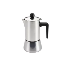 BonJour 4-Cup Stovetop Espresso Maker In Stainless Steel