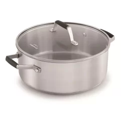 Calphalon Select 5 Qt. Round Stainless Steel Dutch Oven With Glass Lid