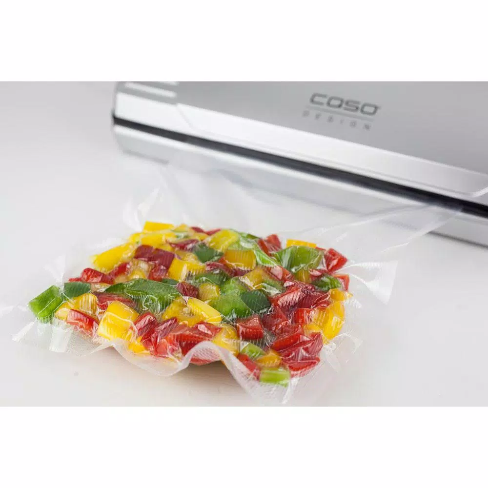 CASO VC 10 Stainless Steel Food Vacuum Sealer With Food Management App And Food Vacuum Rolls (Set Of 2) - Image 3