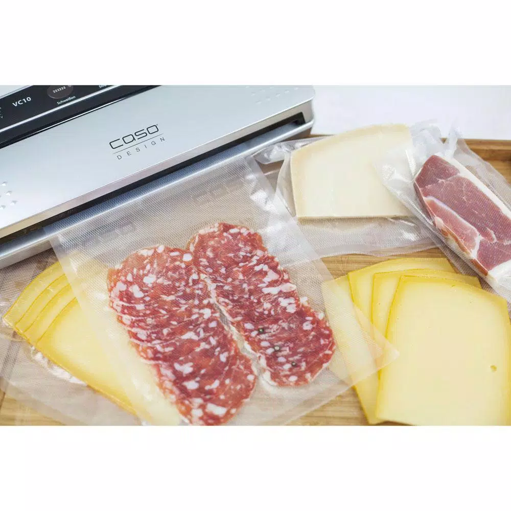 CASO VC 10 Stainless Steel Food Vacuum Sealer With Food Management App And Food Vacuum Rolls (Set Of 2) - Image 11