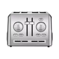 Cuisinart Custom Select 4-Slice Stainless Steel Toaster With Crumb Tray