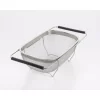 ExcelSteel 11 In. Over The Sink Mesh Strainer With Extendable Handles