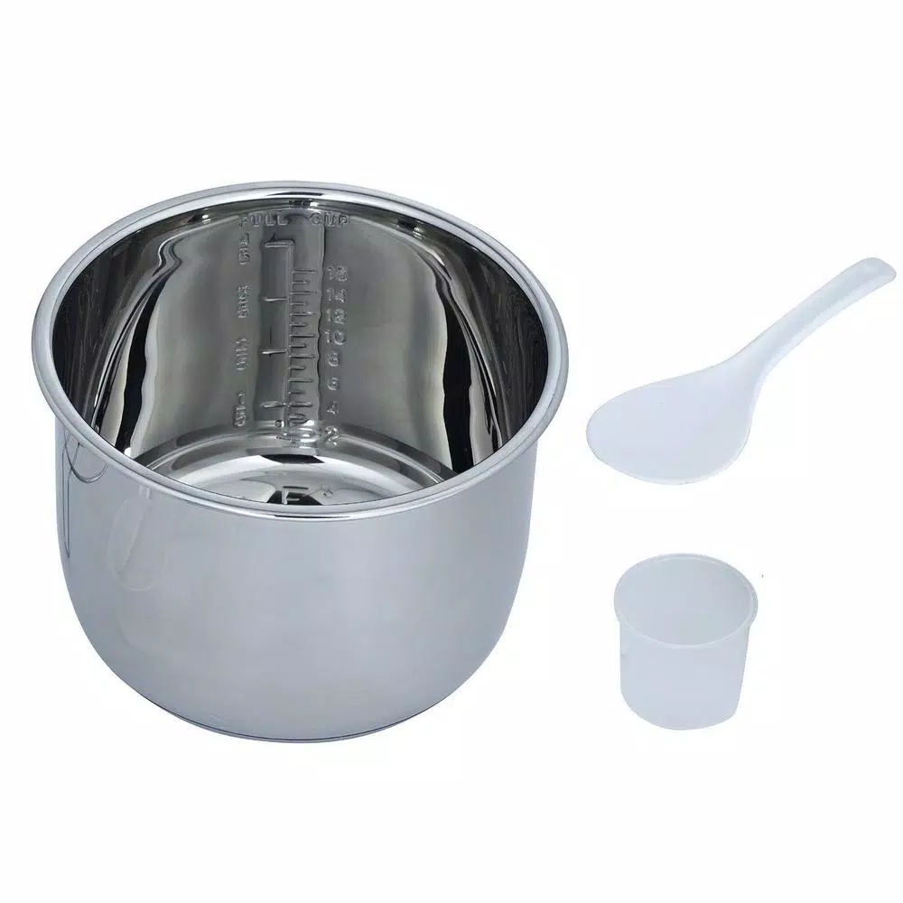 GoWISE USA 8 Qt. Stainless Steel Electric Pressure Cooker With Stainless Steel Pot - Image 2