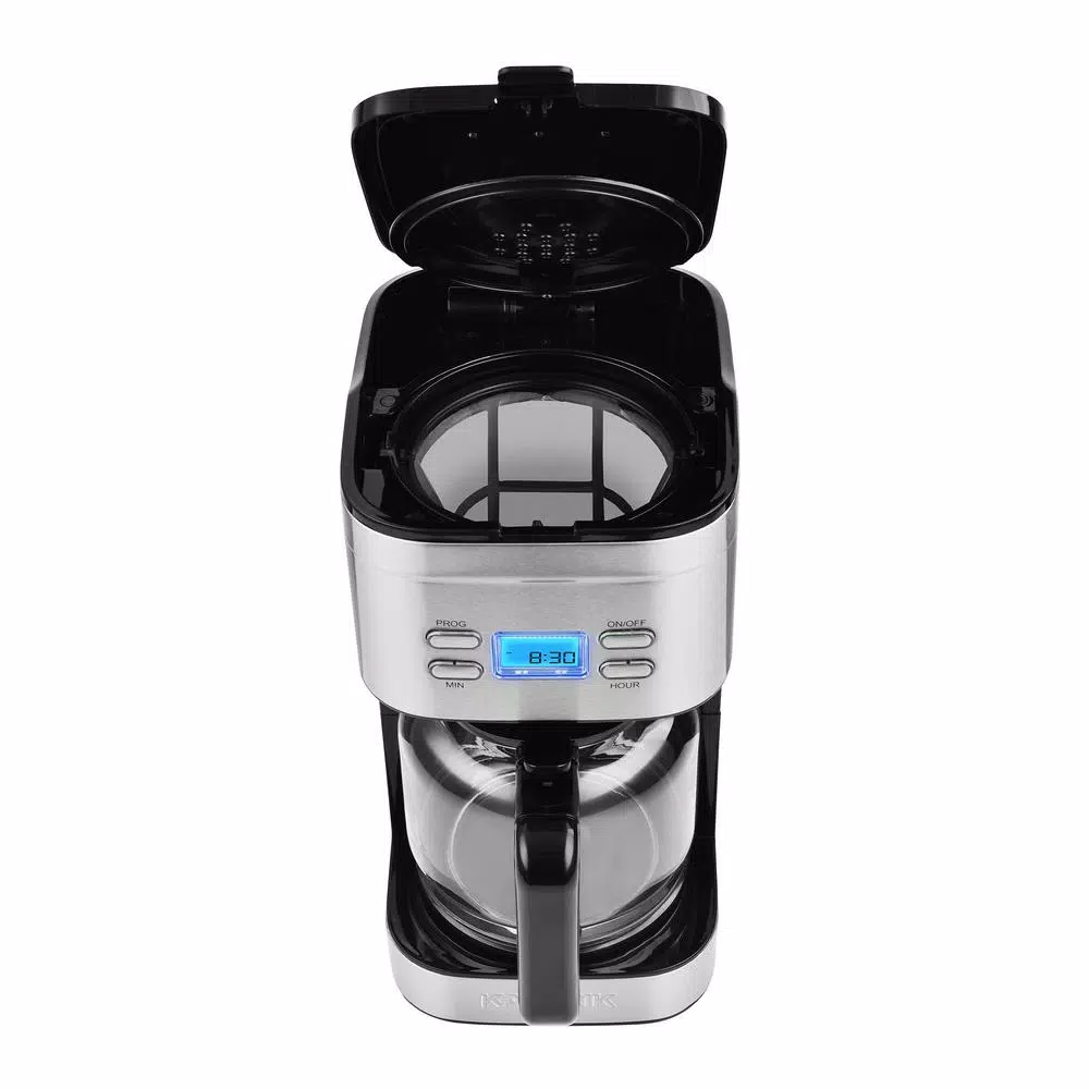 KALORIK 12-Cup Stainless Steel Programmable Digital Coffee Maker - Image 4