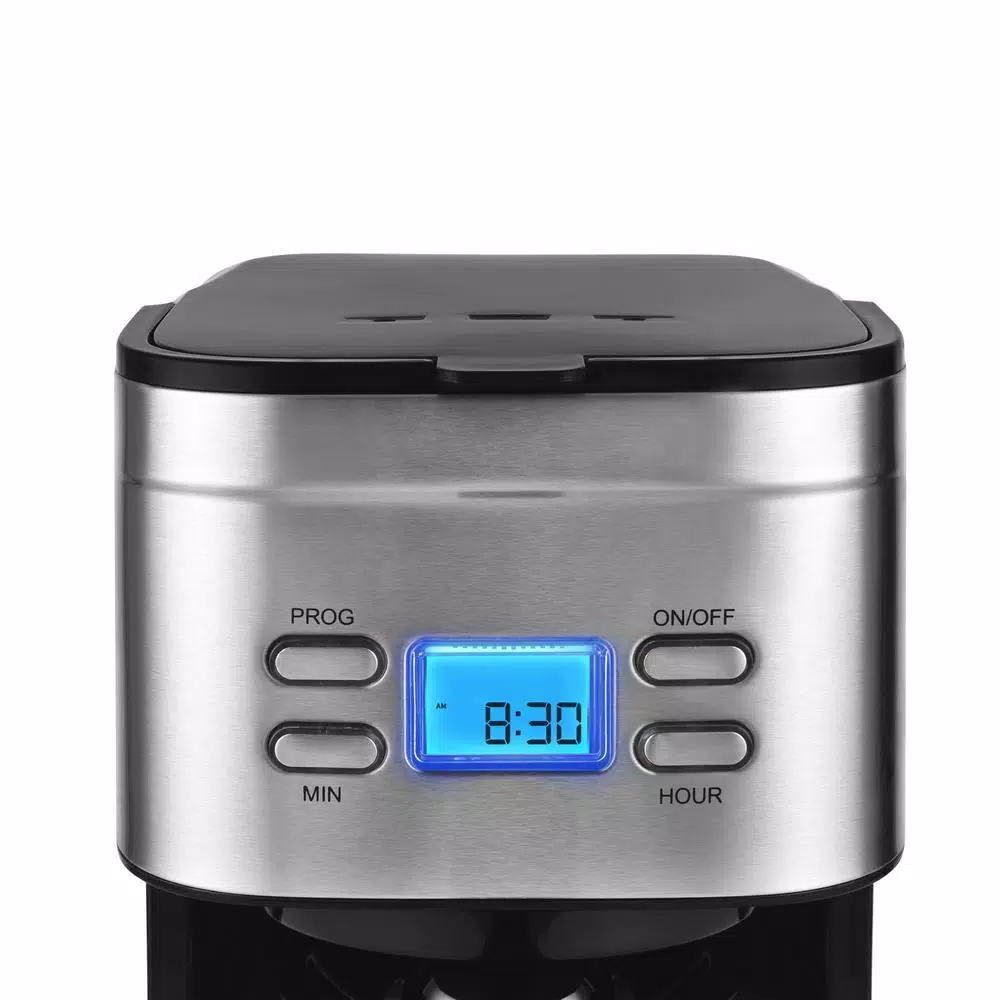 KALORIK 12-Cup Stainless Steel Programmable Digital Coffee Maker - Image 3