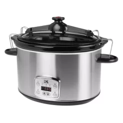 KALORIK 8 Qt. Stainless Steel Slow Cooker With Cool-Touch Handles