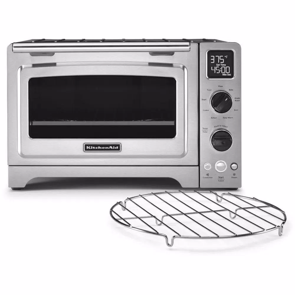 KitchenAid 1800 W 4-Slice Stainless Steel Convection Toaster Oven - Image 3