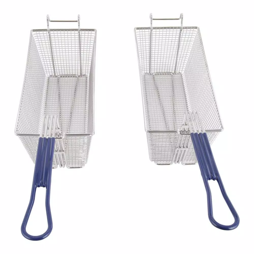 Magic Chef 20.80 Qt. 40 Lbs. Stainless Steel Natural Gas Commercial Fryer - Image 9