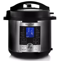 MegaChef 6 Qt. Stainless Steel Electric Pressure Cooker With Stainless Steel Pot