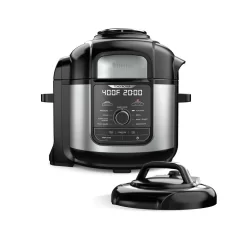 NINJA Foodi Deluxe 8 Qt. Black Electric Pressure Cooker And Air Fryer
