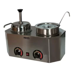Paragon Pro-Style 6 L Ladle Pump Warmer With 2 Crocks