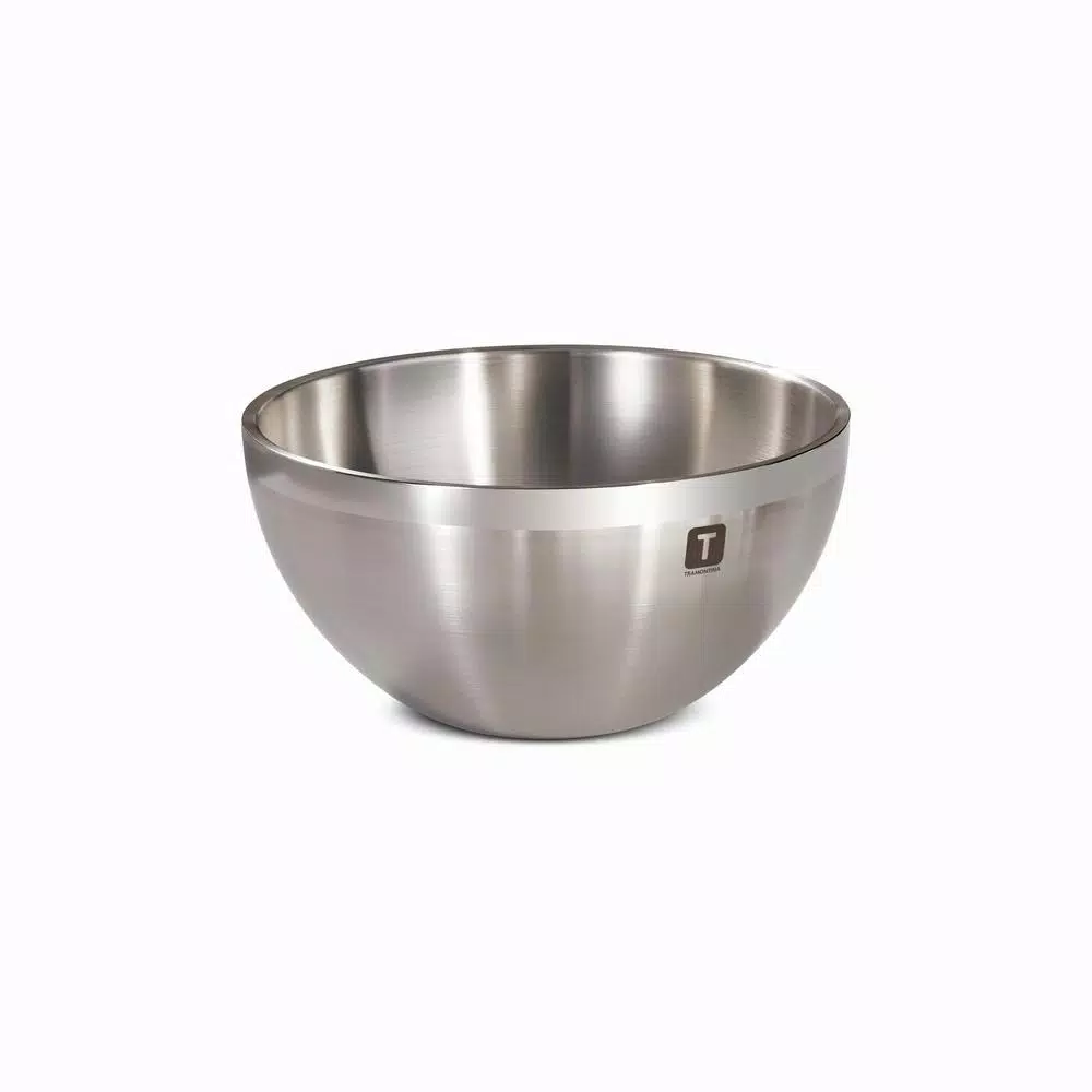 Tramontina Gourmet 3 Qt. Double Wall Stainless Steel Mixing Bowl - Image 6