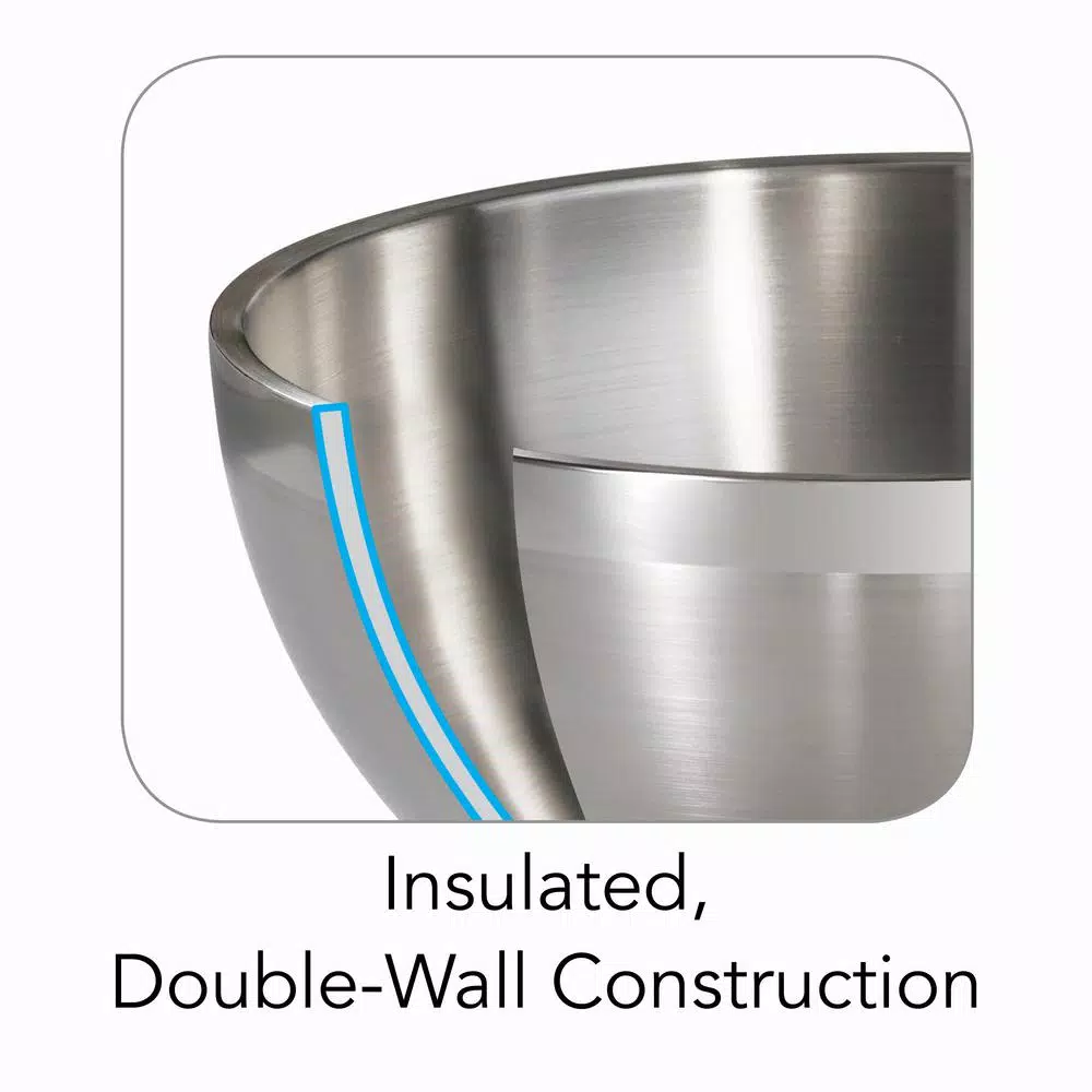 Tramontina Gourmet 3 Qt. Double Wall Stainless Steel Mixing Bowl - Image 5