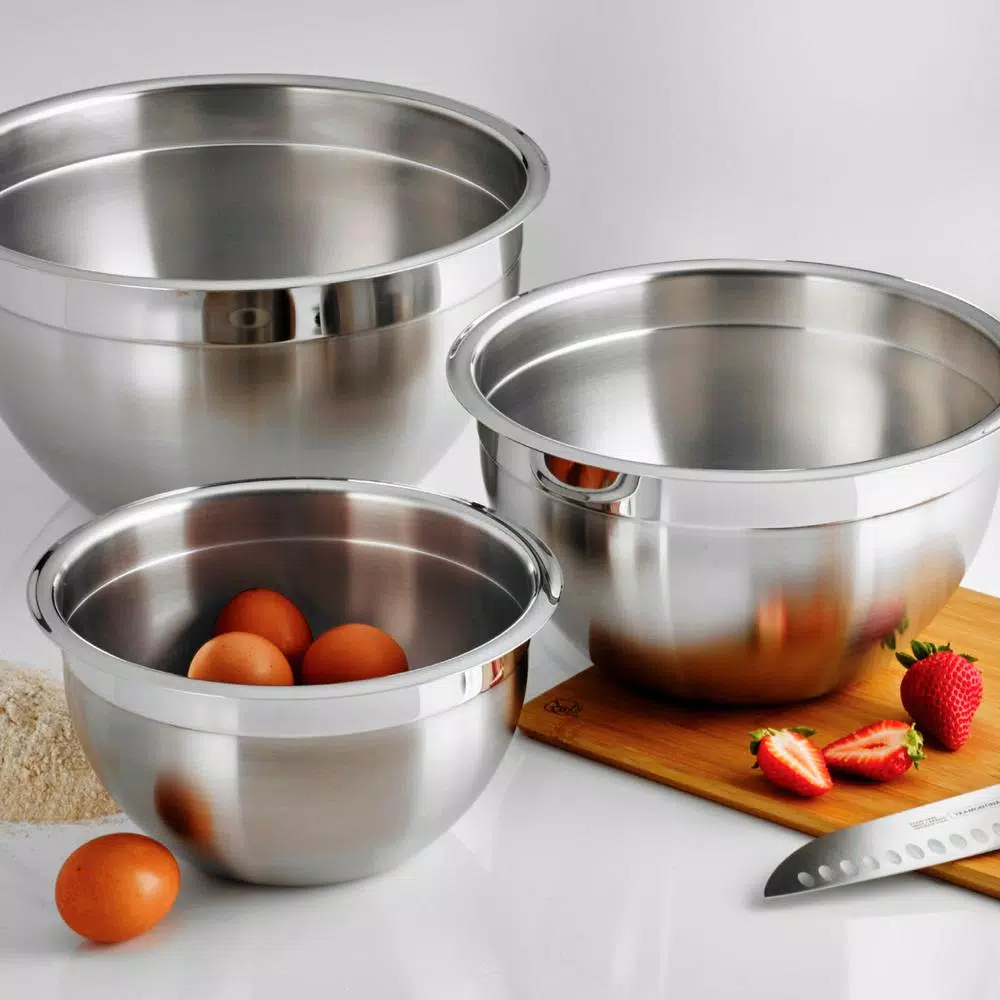 Tramontina Gourmet 3-Piece Stainless Steel Mixing Bowls - Image 2