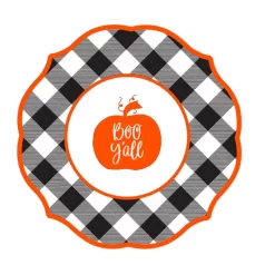 Sugar Plum Party Salad Plate Boo Y’all (16-Piece)