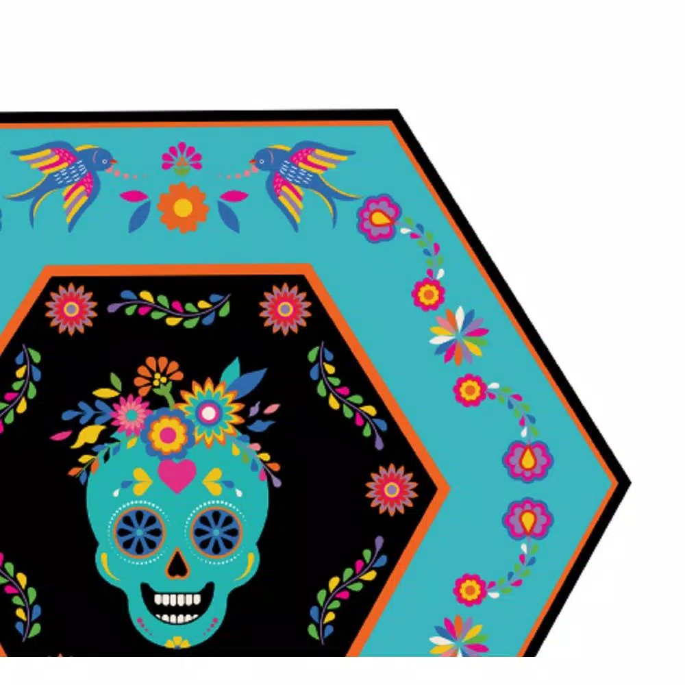 Sugar Plum Party Dinner Plate Day Of Dead (16-Piece) - Image 2