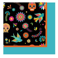 Sugar Plum Party Lunch Napkin Day Of Dead (32-Piece)
