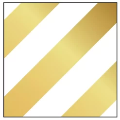 Sugar Plum Party 32-Piece Gold And White Assorted Disposable Cocktail Paper Napkin
