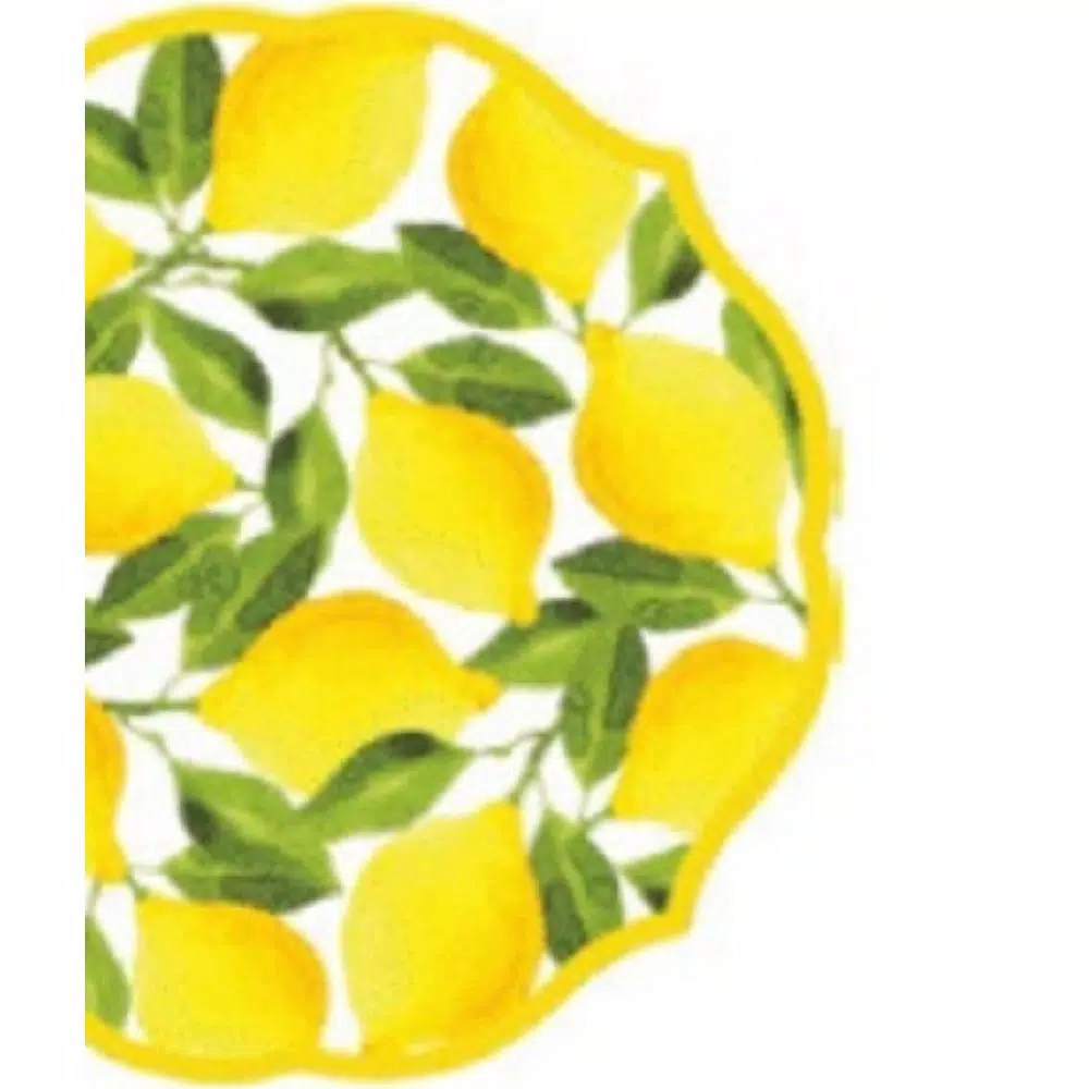 Sugar Plum Party Dessert Plate Lemons (Set Of 16) - Image 2