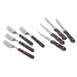 Tramontina Churrasco 8-Piece Steak Knife And Fork Set