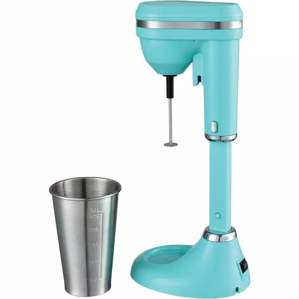 Brentwood Appliances 25 Oz. Single Speed Turquoise Classic Milkshake Maker - Image 4