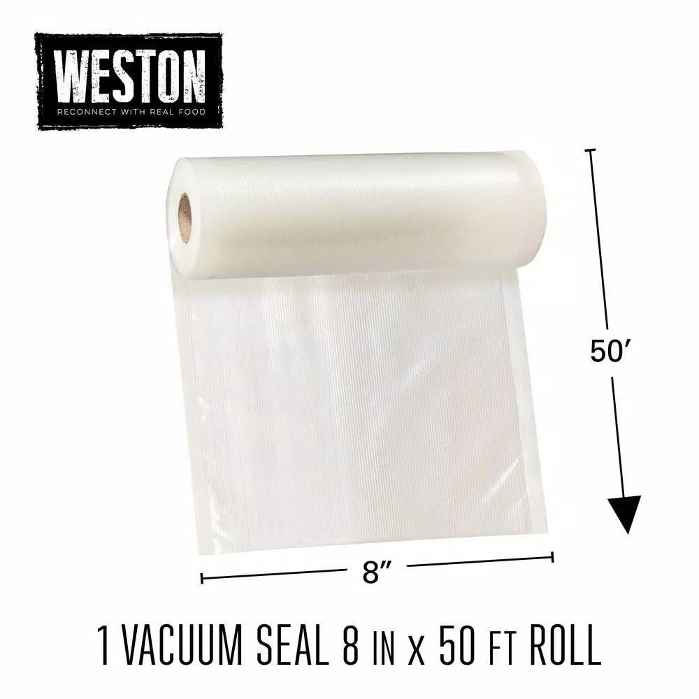 Weston 8 In. X 50 Ft. Vacuum Sealer Bags Roll - Image 3