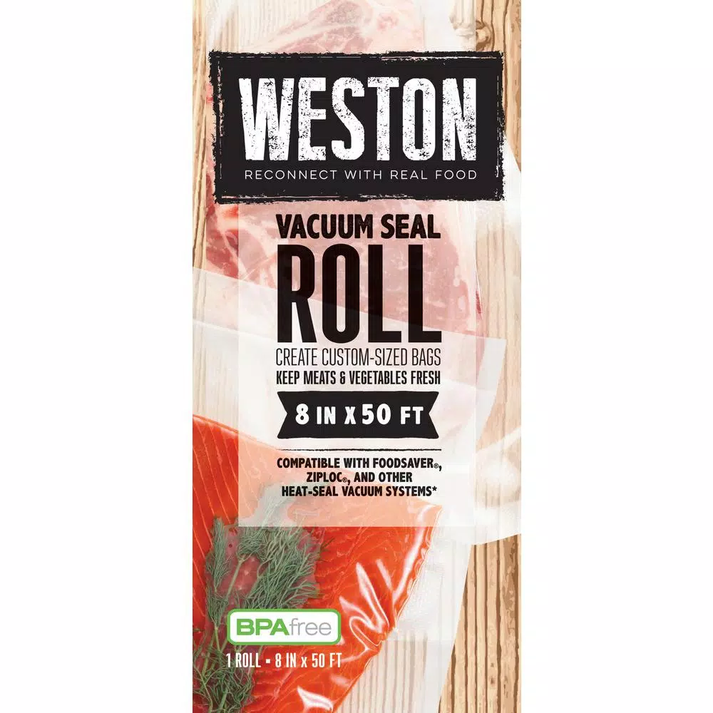 Weston 8 In. X 50 Ft. Vacuum Sealer Bags Roll - Image 9