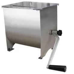 Weston Stainless Steel Manual Meat Mixer – 20 Lb Capacity