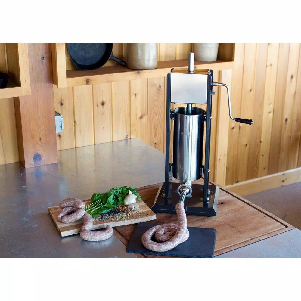 Weston 11 Lb. Vertical Sausage Stuffer - Image 3