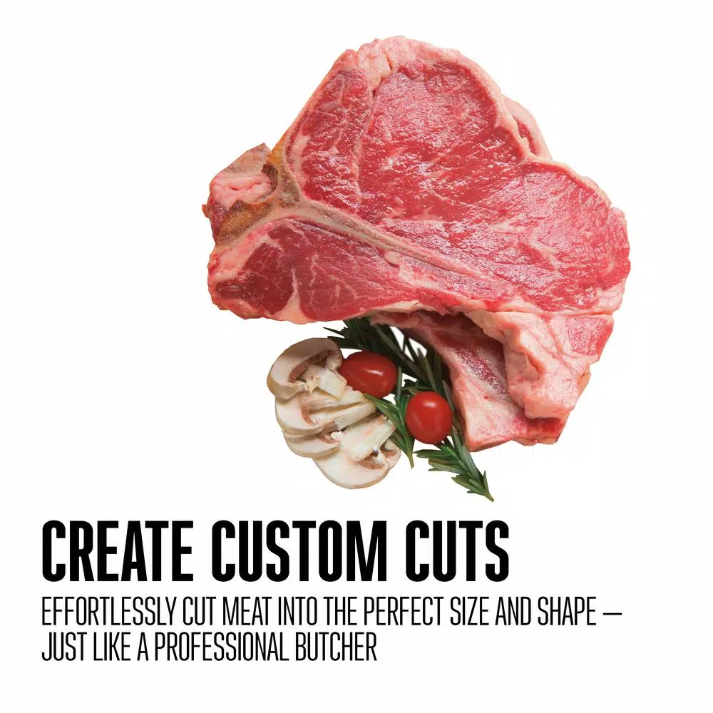 Weston 25 In. Stainless Steel Butcher Meat Saw - Image 5