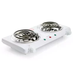 Better Chef 2-Burner 9 In. White Electric Countertop Hot Plate