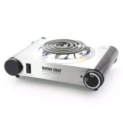 Better Chef Single Burner Stainless Steel 9 In. Electric Buffet Range Hot Plate