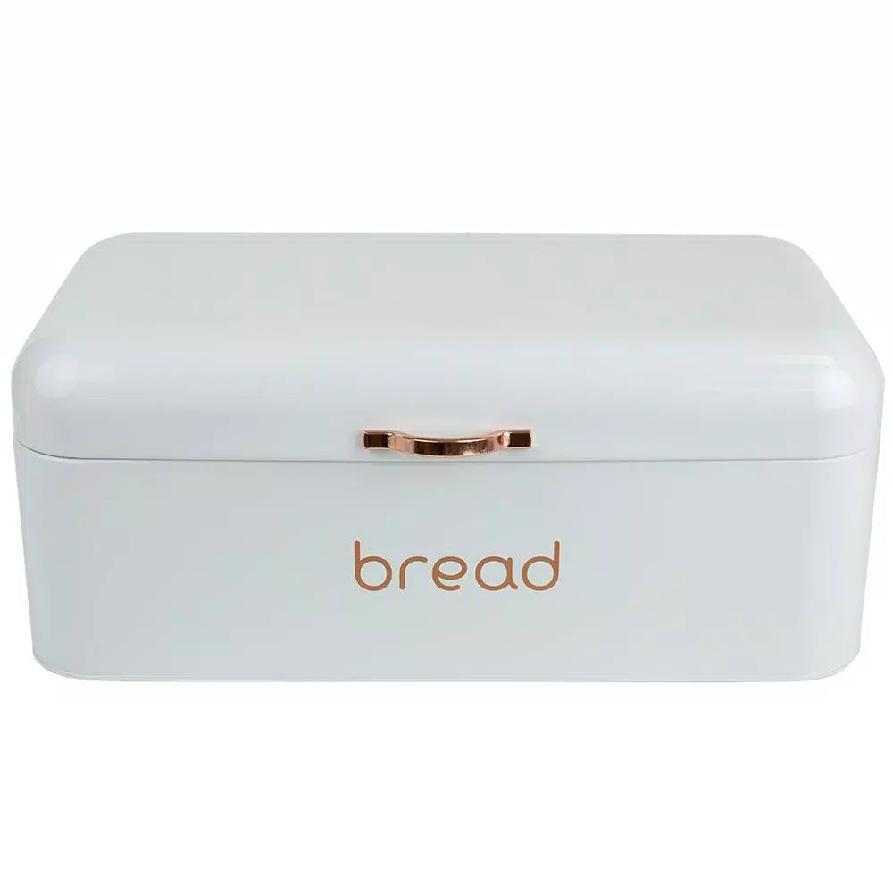 Home Basics White Grove Bread Box - Image 2