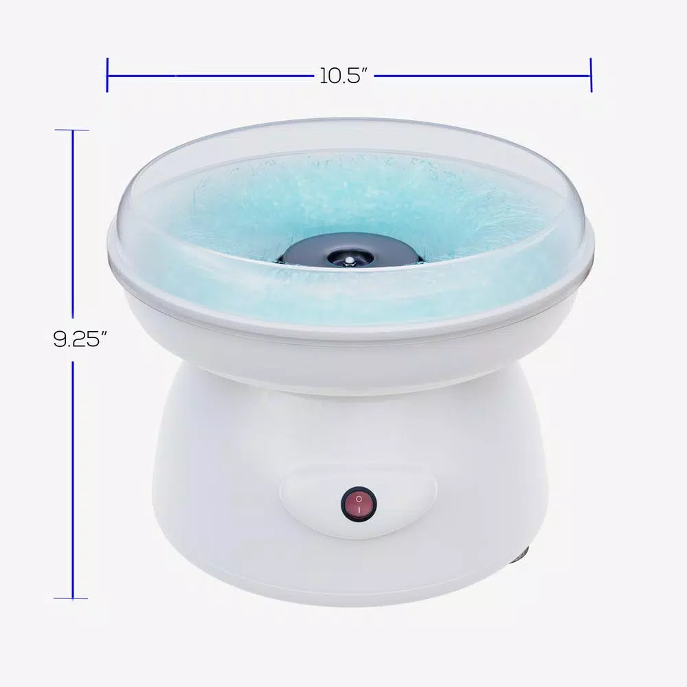 Chef Buddy White Countertop Cotton Candy Machine - Image 2
