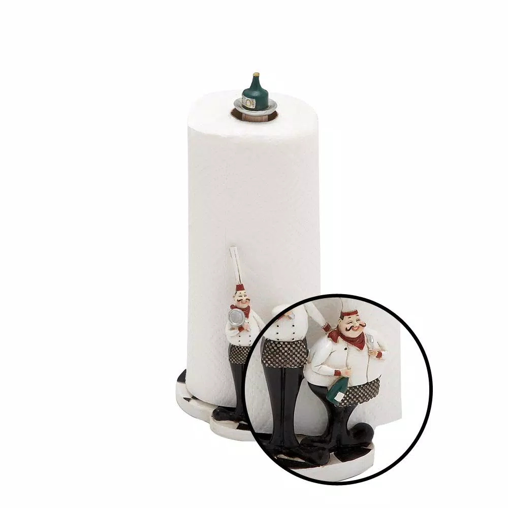 LITTON LANE 6 In. W X 13 In. H Polystone Chefs Paper Towel Holder - Image 2