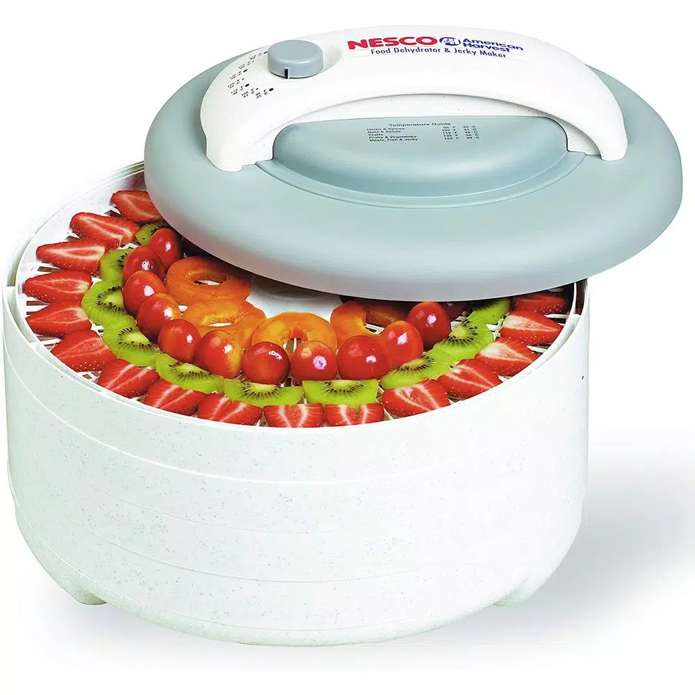 Nesco American Harvest Snackmaster 6-Tray Dehydrator And Jerky Maker In White - Image 3