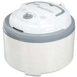 Nesco Snackmaster Pro 5-Tray White Food Dehydrator With Temperature Control
